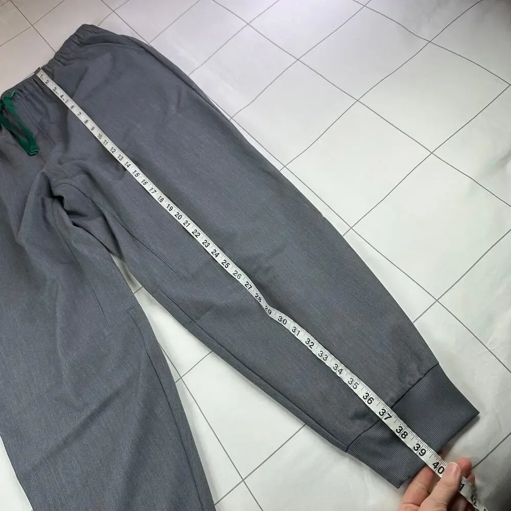 Figs Pants Mens XXL Gray Tansen Scrub Jogger Medical Tapered Drawstring New